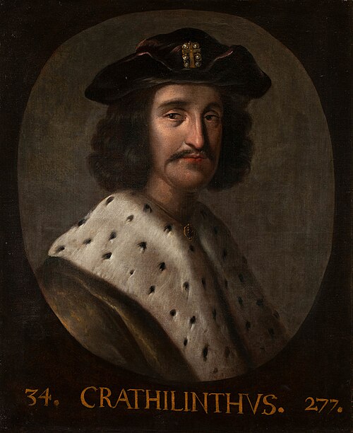 Crathilinthus, King of Scotland (282-306), 1685, Jacob Jacobsz de Wet