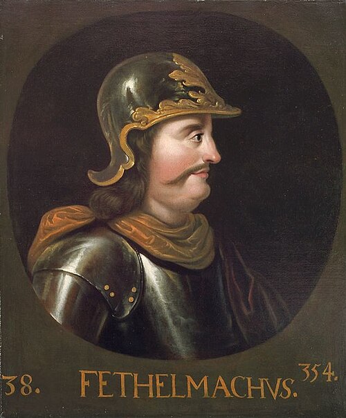 Fethelmachus, King of Scotland (357-60), 1685, Jacob Jacobsz de Wet