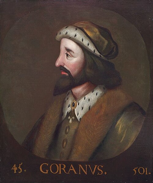 Goranus, King of Scotland (501-35), 1685, Jacob Jacobsz de Wet