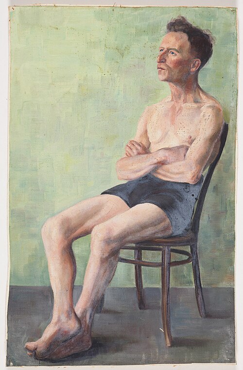 Untitled. [Man seated on a chair], 1932, Elizabeth Berry