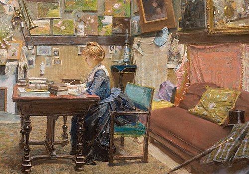 L'Atelier de l'artiste, 1887, Charles Léandre
