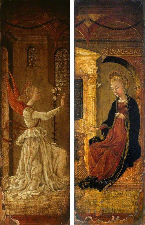 The Annunciation, 1490, Antonio Cicognara