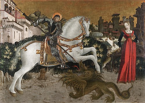 Saint Georges et la princesse, 1475, Antonio Cicognara