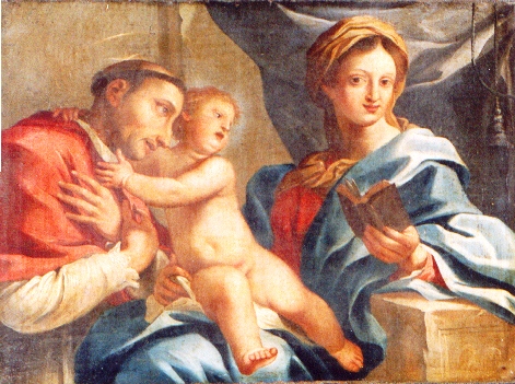 Vierge à l'Enfant et saint Charles Borromée, , Antonio Concioli