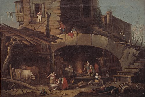 Rustic Scene, 1809, Antonio Diziani