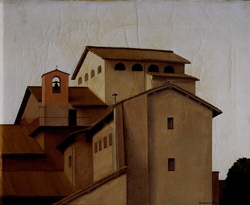 Convent, 1928, Antonio Donghi