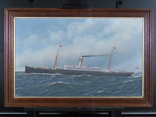 Het s.s. 'Statendam' (I) van de N.A.S.M., 1899, Antonio Jacobsen