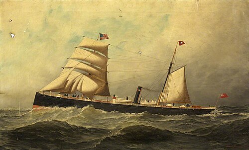 SS 'Aragon', 1878, Antonio Jacobsen