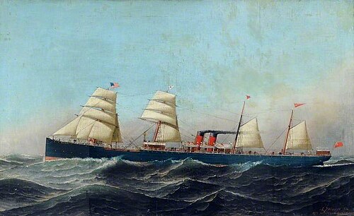 SS 'Buffalo', 1886, Antonio Jacobsen
