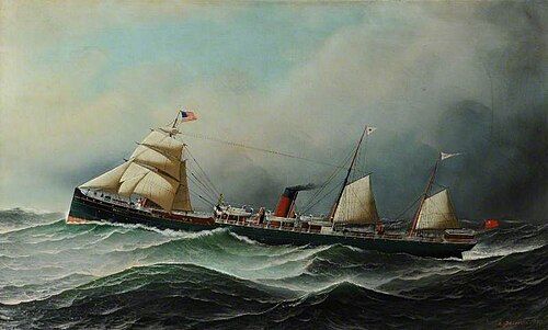 SS 'Santiago', 1887, Antonio Jacobsen