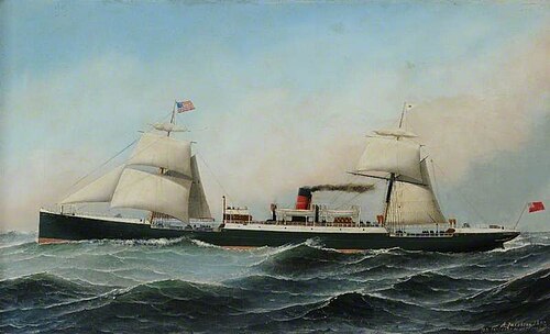 SS 'Galileo', 1892, Antonio Jacobsen