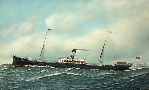 SS 'Boston City', 1900, Antonio Jacobsen