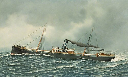 SS 'Jersey City', 1902, Antonio Jacobsen