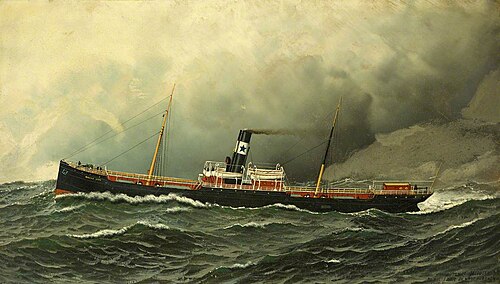 SS 'Wells City', 1910, Antonio Jacobsen