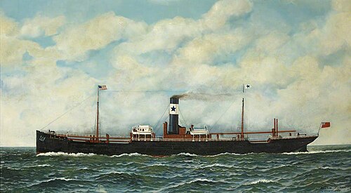 SS 'New York City', 1911, Antonio Jacobsen