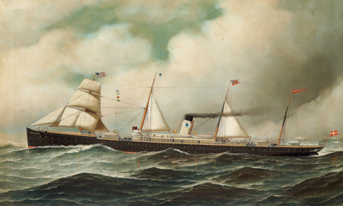 S/S "Amerika", 1894, Antonio Jacobsen