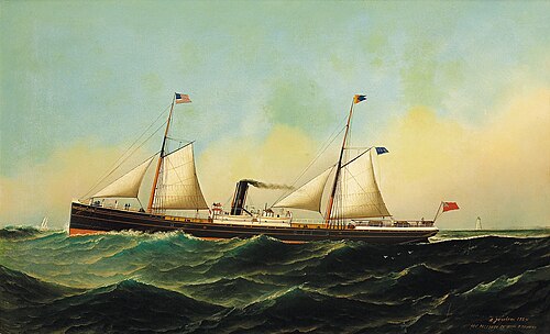 Ship 'Jona', 1884, 1884, Antonio Jacobsen