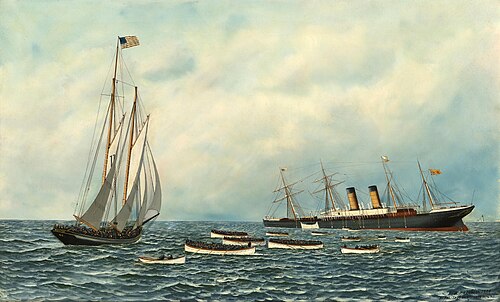 The Sinking of the S.S. Oregon 14. März 1886, 1903, Antonio Jacobsen