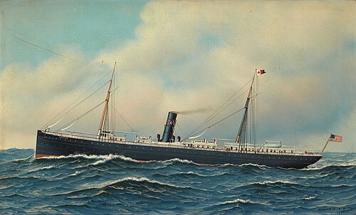 The Steamship Concho, 1904, 1904, Antonio Jacobsen