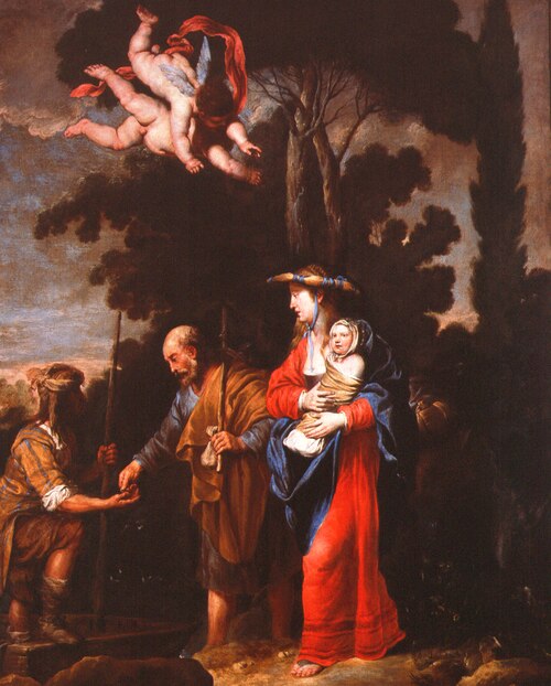 Fuga in Egitto, 1660, Antonio Maria Vassallo