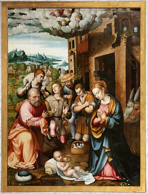 Nativity, 1535, Antonio Semini