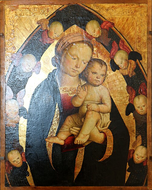 The Virgin and Child in Seraphic Glory, 1450, Antonio del Massaro