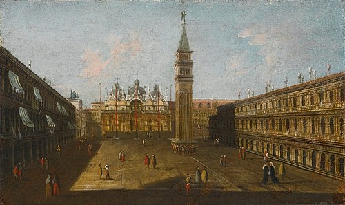 The Piazza San Marco, , Apollonio Domenichini