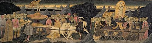 The Triumphs of Love and Chastity, 1500, Apollonio di Giovanni