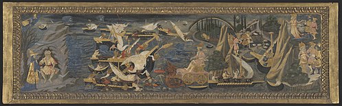 The Shipwreck of Aenea, 1455, Apollonio di Giovanni