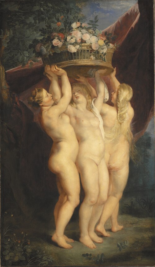 Les trois Grâces, 1622, Jan Brueghel le Jeune