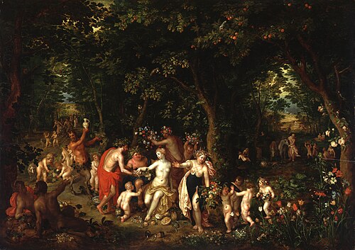 The Feast of Bacchus, 1626, Jan Brueghel le Jeune