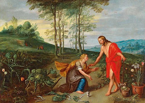 Noli me tangere, 1635, Jan Brueghel le Jeune