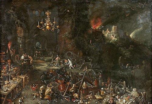 Fire (The Four Elements), 1650, Jan Brueghel le Jeune