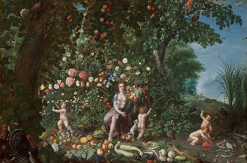 Allegory of abundance, 1625, Jan Brueghel le Jeune