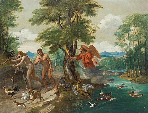 Adam and Eve in paradise, 1650, Jan Brueghel le Jeune