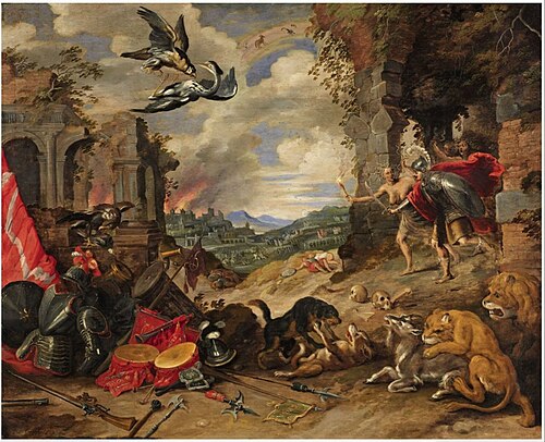 Allegory of War, 1640, Jan Brueghel le Jeune