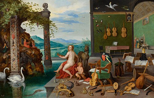 Allegory of Hearing, 1660, Jan Brueghel le Jeune
