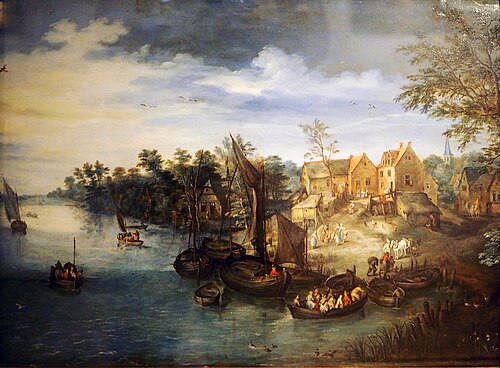 River Landscape, , Jan Brueghel le Jeune
