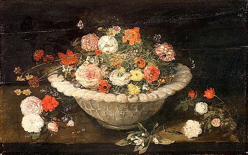 Bowl with flowers., 1630, Jan Brueghel le Jeune