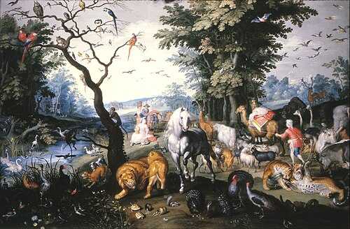 The animals entering Noah`s Ark, , Jan Brueghel le Jeune