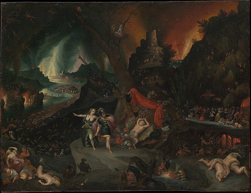 Aeneas and the Sibyl in the Underworld, 1630, Jan Brueghel the Younger