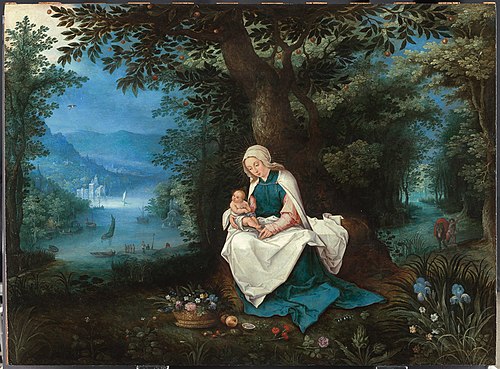 Le Repos pendant la fuite en Égypte, 1626, Jan Brueghel le Jeune