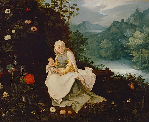 The Virgin and Child in a Landscape, 1626, Jan Brueghel le Jeune