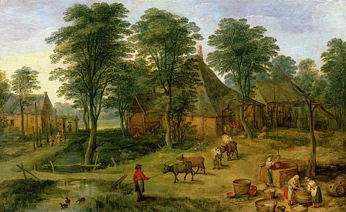 Cour de ferme, 1650, Jan Brueghel le Jeune