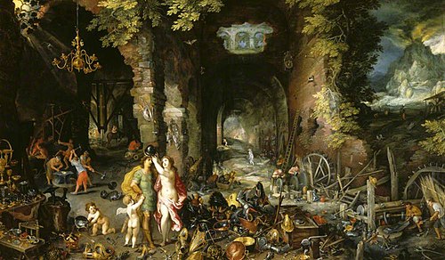 The Four Elements: Fire, 1628, Jan Brueghel le Jeune