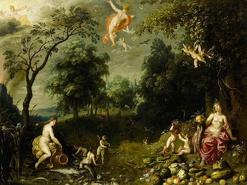 The Four Elements, 1626, Jan Brueghel le Jeune
