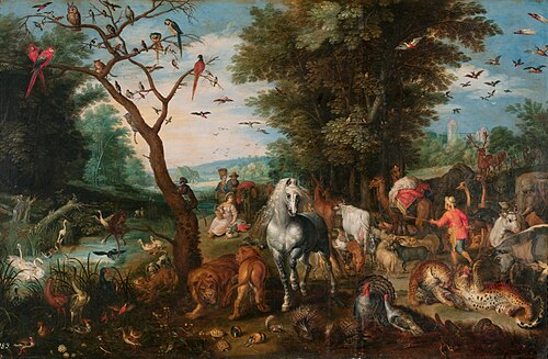Entering Noah's Ark, 1630, Jan Brueghel the Younger