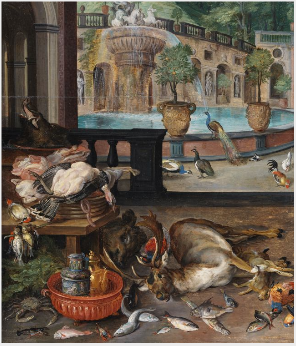 Fragment of 'Christ in the House of Martha and Mary', 1628, Jan Brueghel the Younger