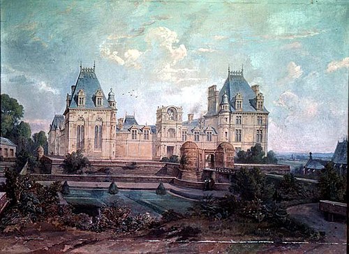 Le Château d'Ecouen, 1880, Armand Bernard