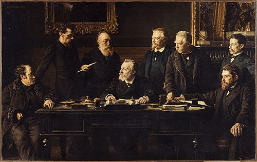 Le bureau du Conseil Municipal, en juillet 1883, 1885, Amand Félix Marie Jobbé-Duval